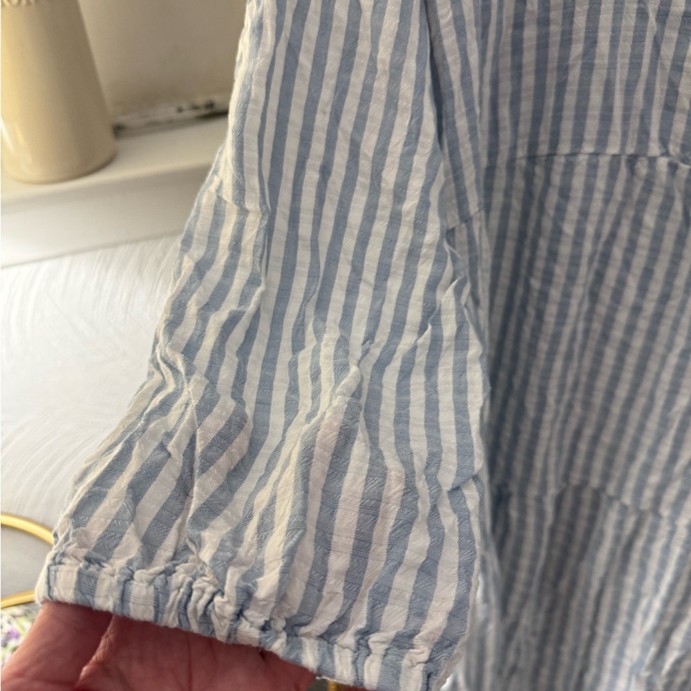 dip Blue & White Striped Tunic Top - Picture 5 of 10